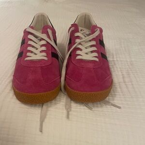 Gola Elan sneakers in Fuschia/black/evergreen